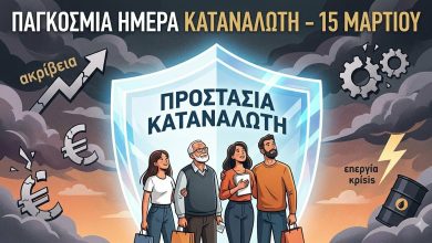 15 Μαρτίου: Τα δικαιώματα του καταναλωτή δεν είναι πολυτέλεια – είναι δημοκρατία 087de860 94c4 40ea b496 0893ab80d84d